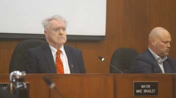 Sarnia Mayor Mike Bradley. November 17, 2025. (Photo by Natalia Vega)