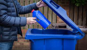 (Photo of a blue recycling container courtesy of Teamjackson / Royalty-free / iStock / Getty Images Plus)