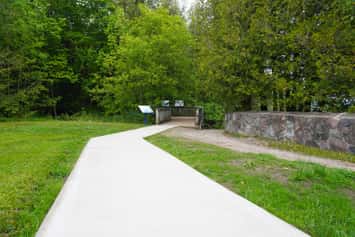 New pathway at Inglis Falls Conservation Area. Photo from Grey Sauble Conservation.